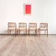 4 chaises danoises par Niels O. Møller, JL. Moller # 83, années 1960