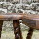 Paire de tabouret de traite ou porte-plantes