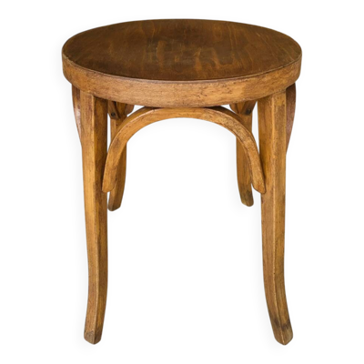 Tabouret Bois Courbé Vintage, Baumann, Circa 1950s /1960s
