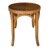 Curved Wood Stool Vintage, Baumann, Circa 1950s/1960s