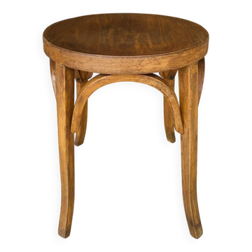 Tabouret Bois Courbé Vintage, Baumann, Circa 1950s /1960s