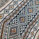 Hand-woven natural wool hallway rug