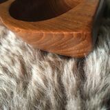 Teak dish 3 compartments