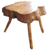 Brutalist/Primitive Chopping Block/Table