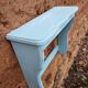 Revamped antique wall shelf