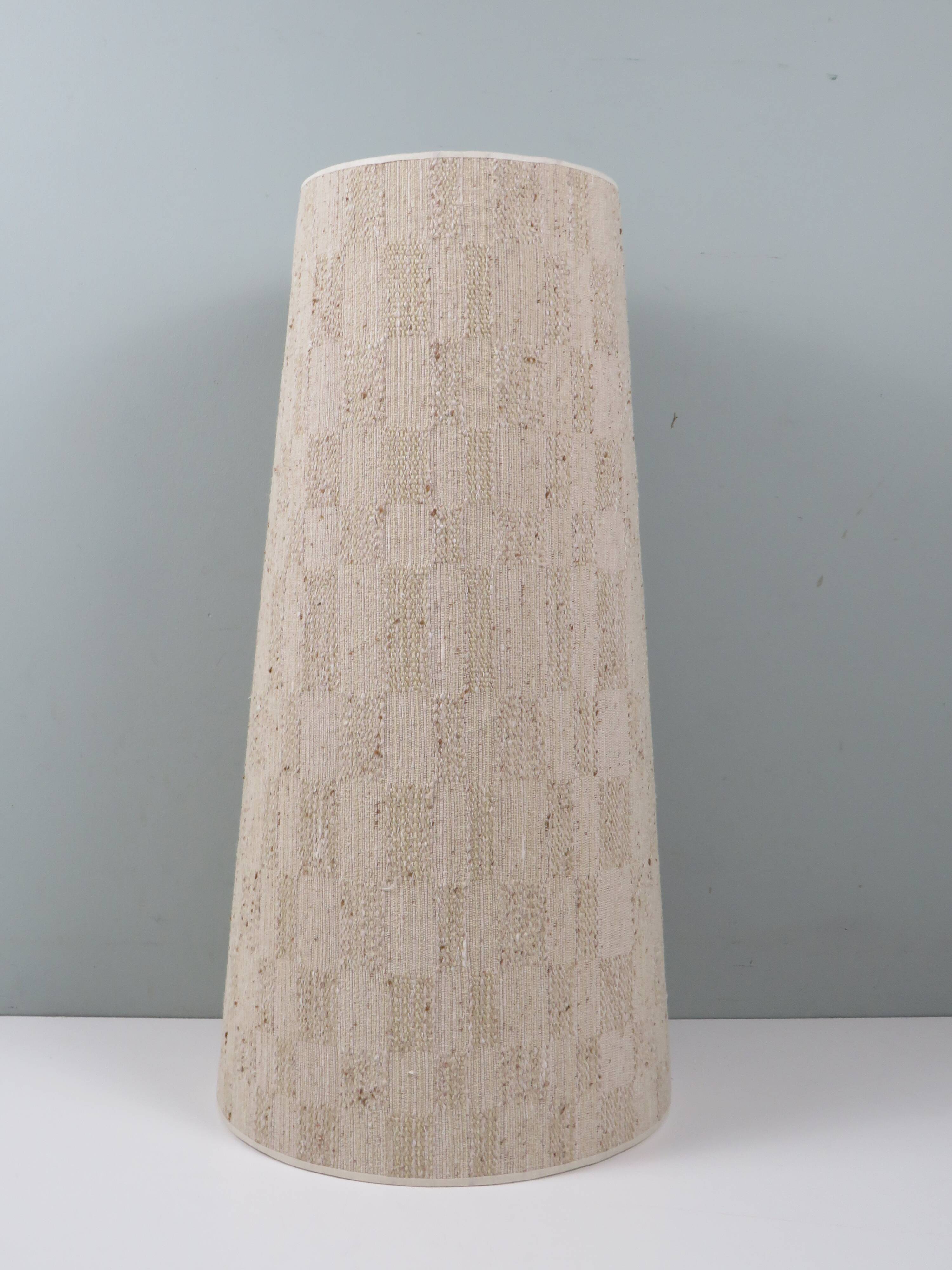 Large vintage conical lampshade