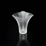 Vase à fleurs de style Art déco - années 1980
