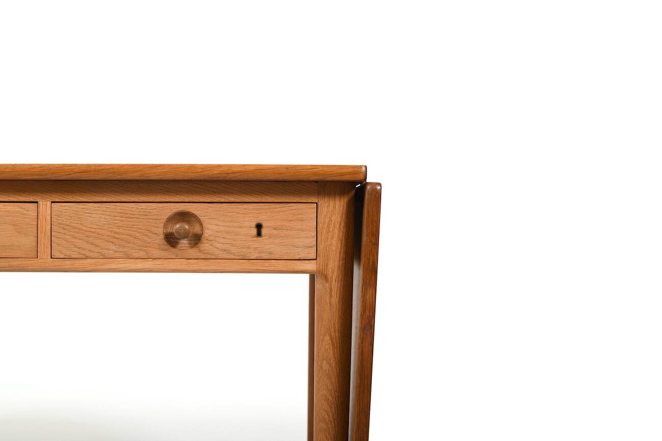 Fine Danish Hans J. Wegner Desk AT-305 Andreas Tuck 1950s.