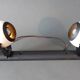 Rampe 2 spots orientables Eyeball Claude électricité 1970/1980