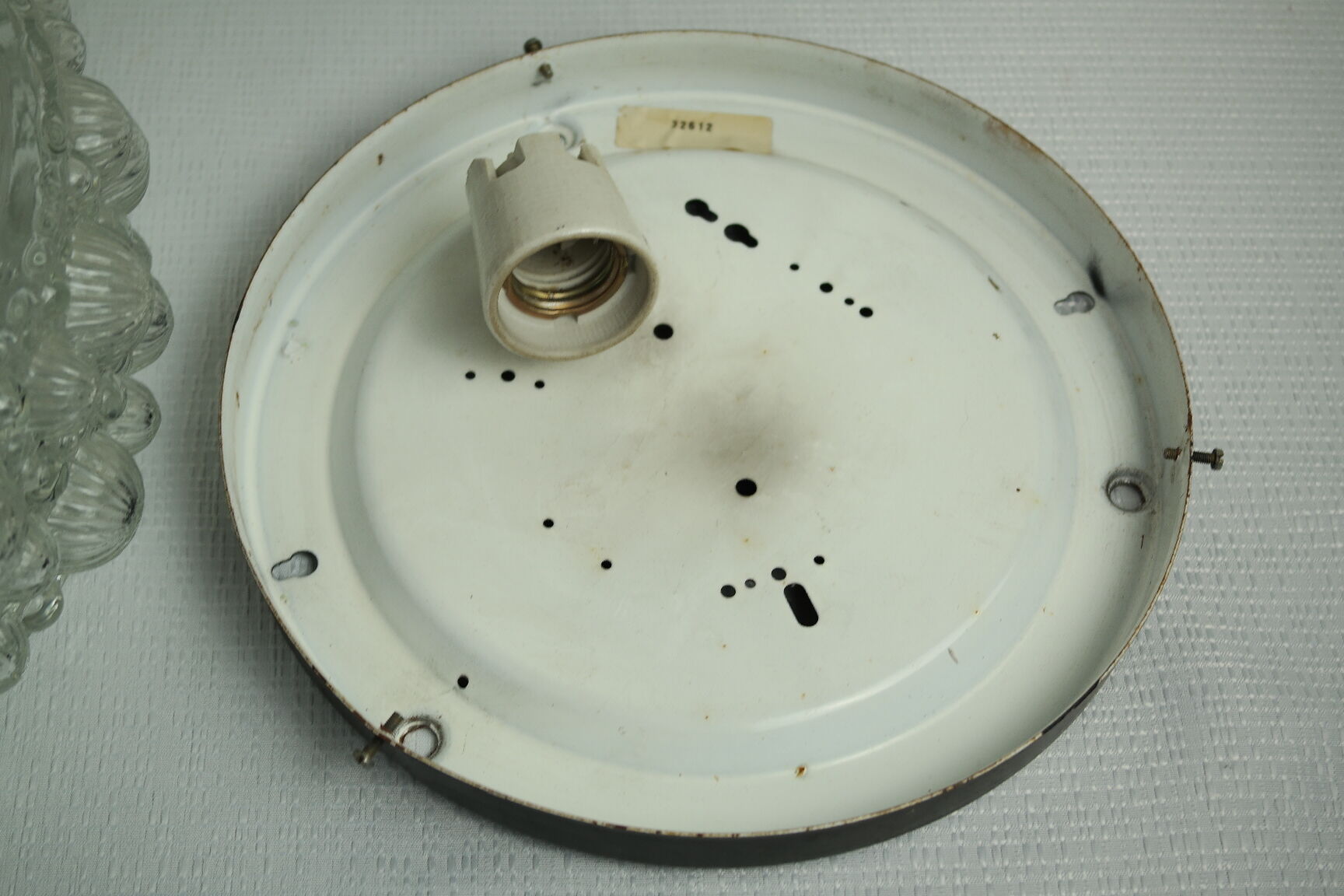 Round wall lamp by Helena Tynell vintage 70s