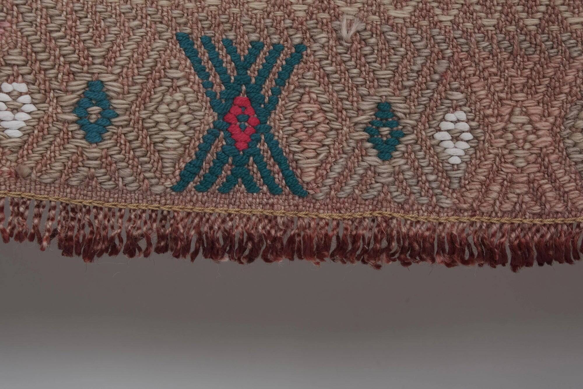 Tapis Kilim turc vintage tissé main