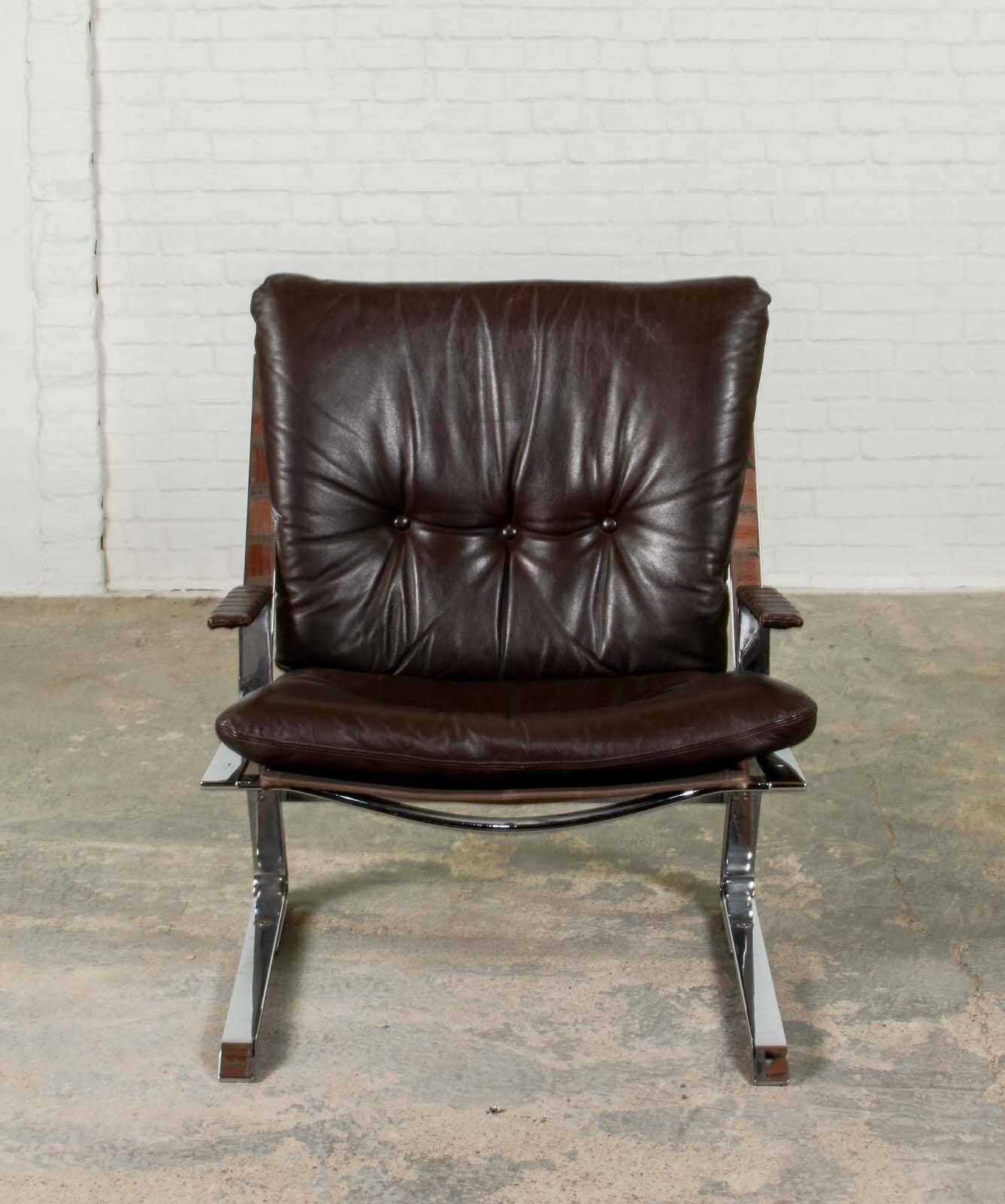 Mid-Century 'Pirate' Easy Chairs by Elsa and Nordahl Solheim for Rykken 60s