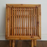 Bamboo side table