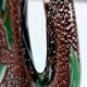 Brown Murano Glass Ashtray / Catchall by Fratelli Toso with Murrines