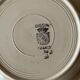 4 old hollow plates Digoin & Sarreguemines "pink pattern"