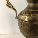 Amphora vase, bronze metal, antique style