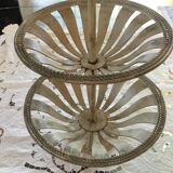 Servant painted iron fruit baskets