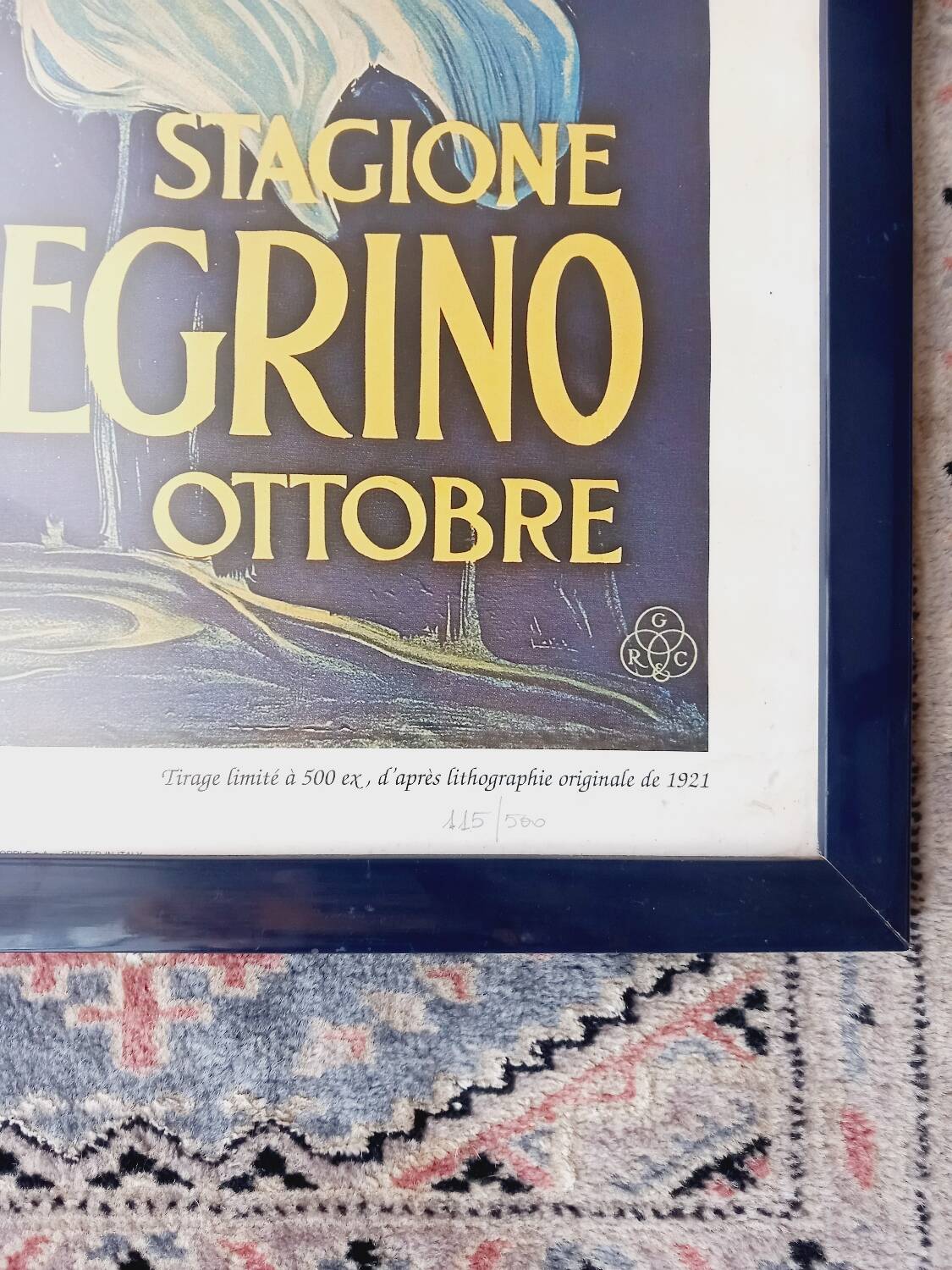XL advertising poster San Pellegrino Numbered