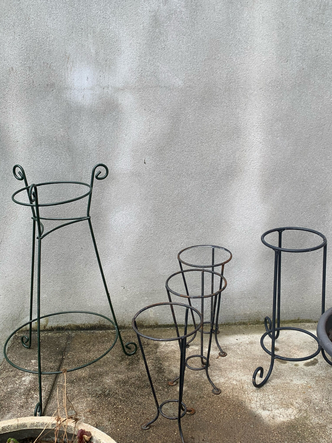 Wrought iron plant support/door