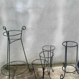 Wrought iron plant support/door