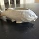 fish pocket ashtray in biscuit Heubach & co