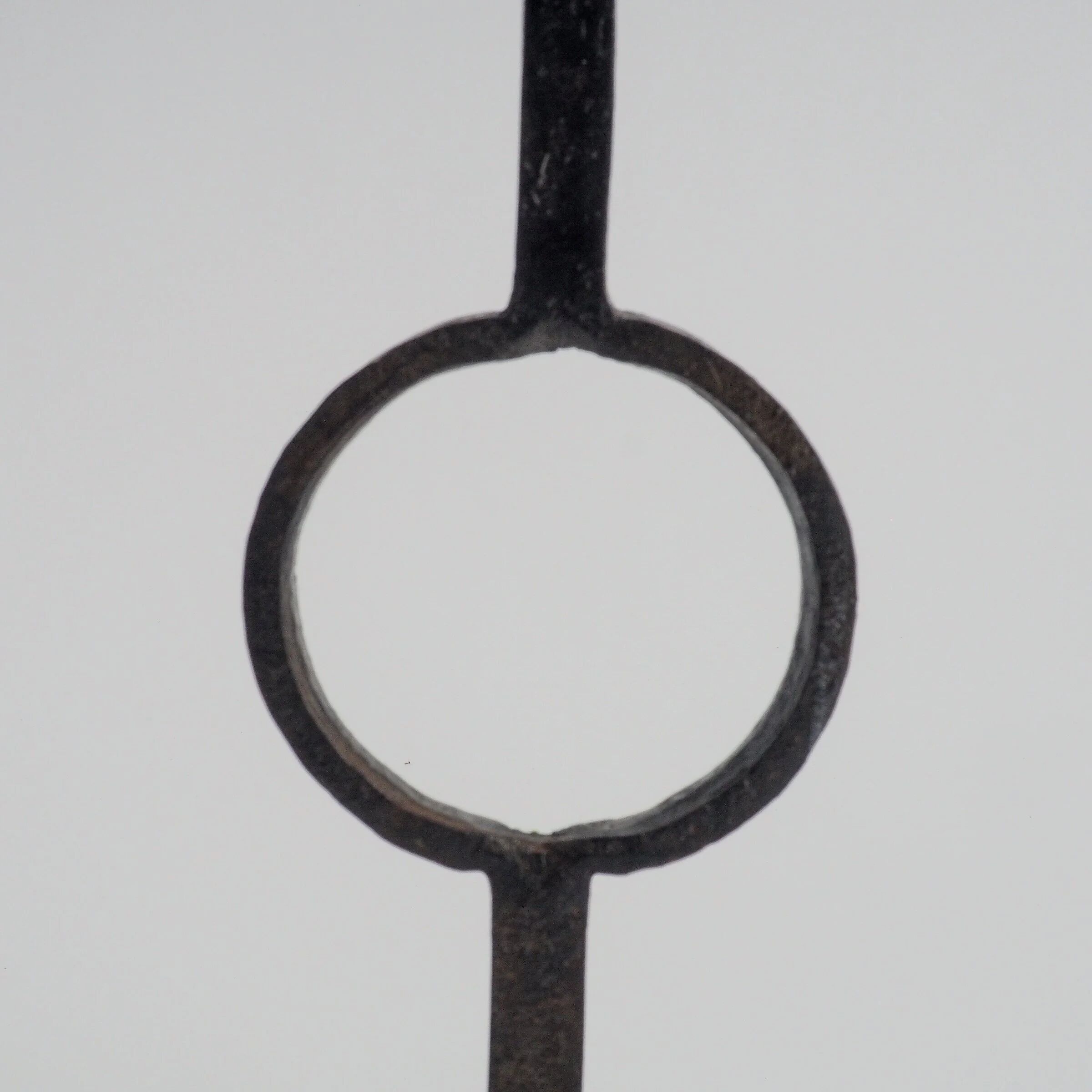 Wrought iron standing candle stick holder