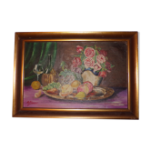 Nature morte sur toile