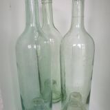 Lot de bouteilles en verre anciennes