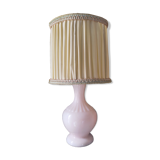Pink opaline lamp