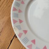Set of 6 flat plates FB 26 Badonviller