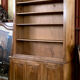 Napoleon III showcase in solid walnut around 1920-1930