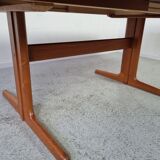 Extendable teak dining table from Dyrlund, Denmark 60s