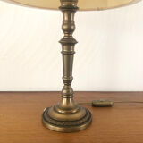 Lampe vintage pied en laiton