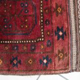 Handmade vintage Afghan Baluch rug 63cm x 109cm 1950s - 1С1169