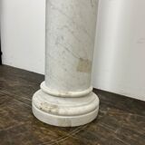 White marble column