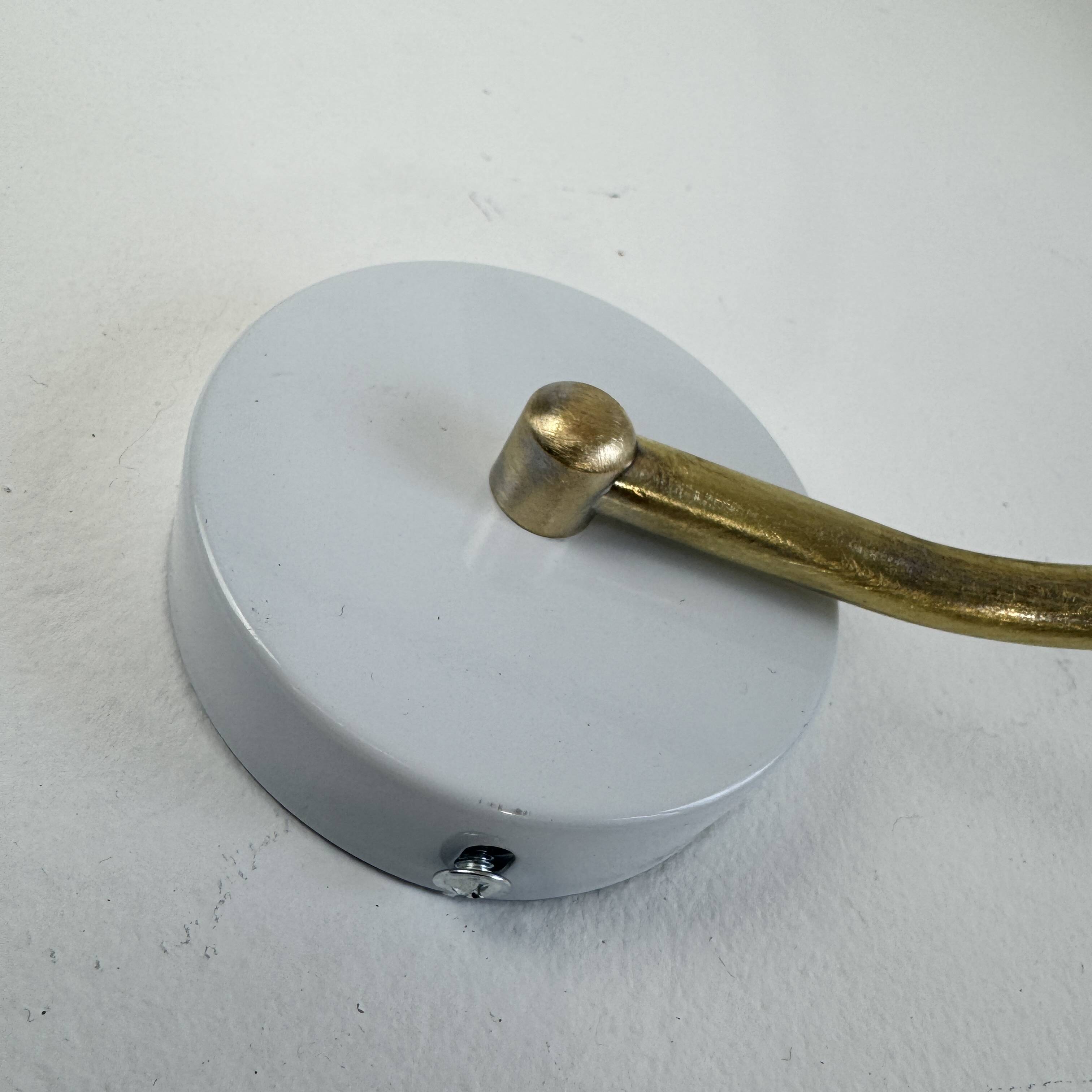 Paire d’appliques en verre de Clichy vintage