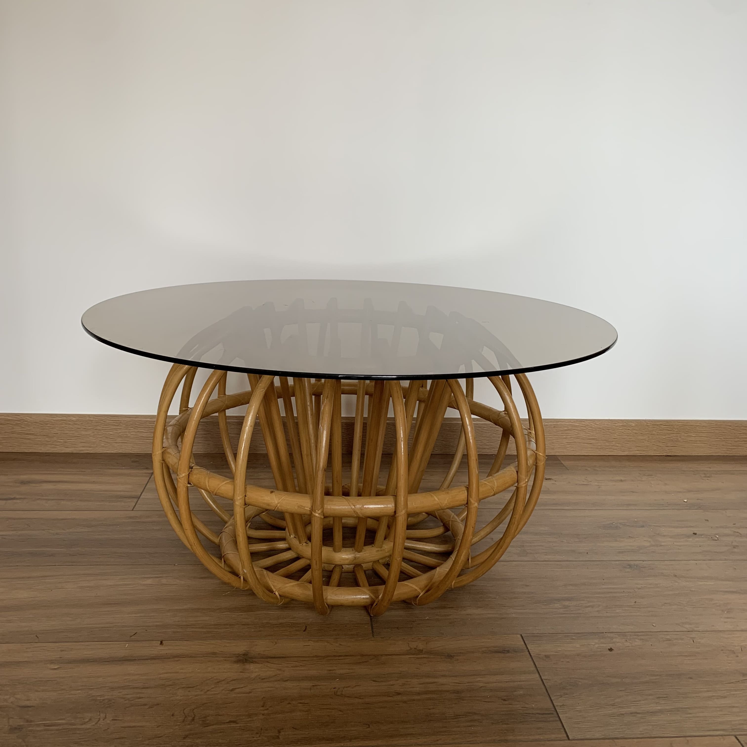 Rattan coffee table