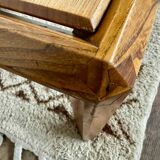 Vintage light wood coffee table from the 1960s