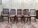 Set of 8 Louis XVI chairs in solid mahogany, with caning.