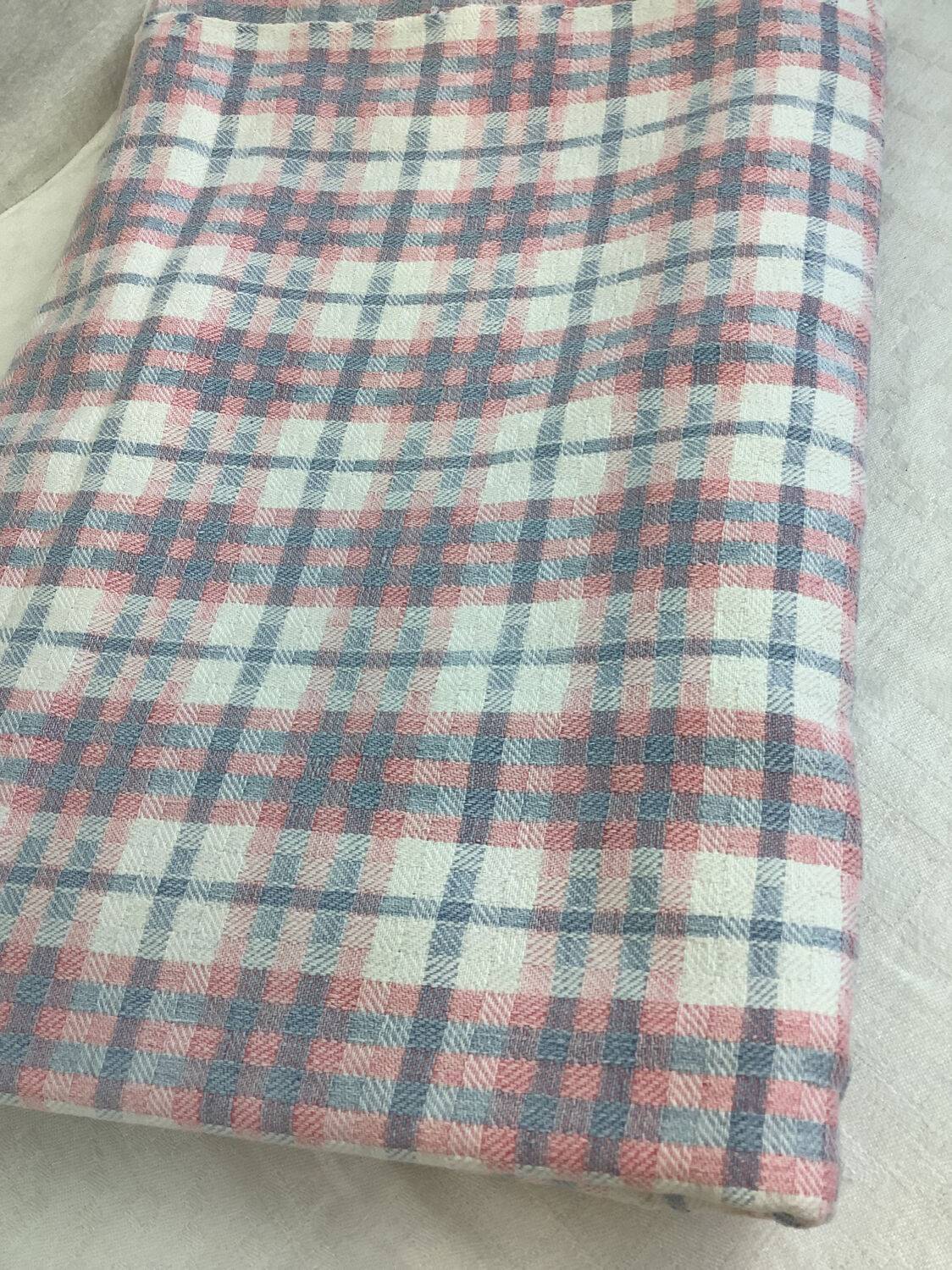 Nappe vintage extérieur pour parasol fait maison