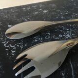 Guy Degrenne salad cutlery in stainless steel and bakelite