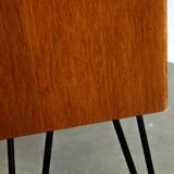 Vintage teak shopping shop window shelf 60s