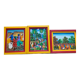 3 tableaux colorés