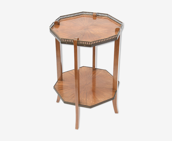 Octagonal harness in marquetry