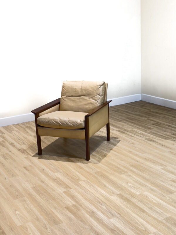 Hans Olsen rosewood chaise longue