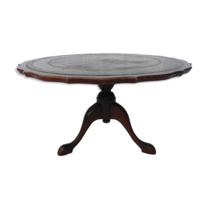 table basse ronde festonnée
