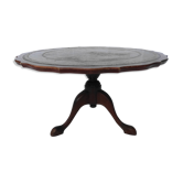 Table basse ronde festonnée