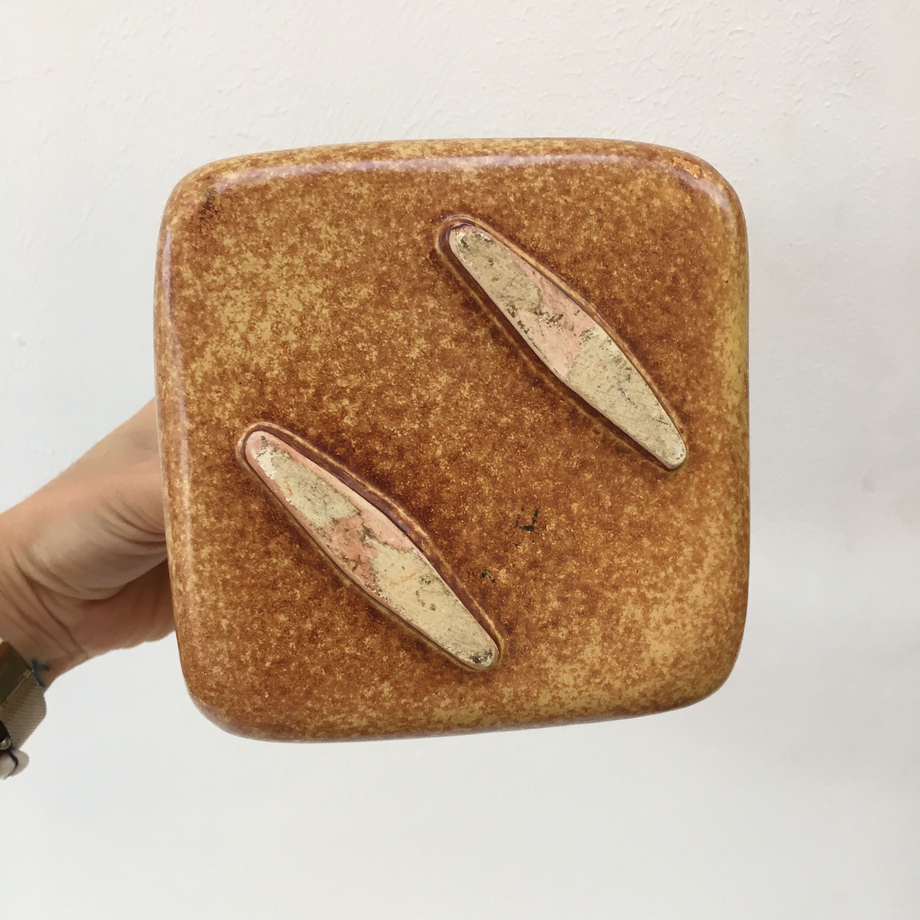 Vintage Italian ceramic vase 60s