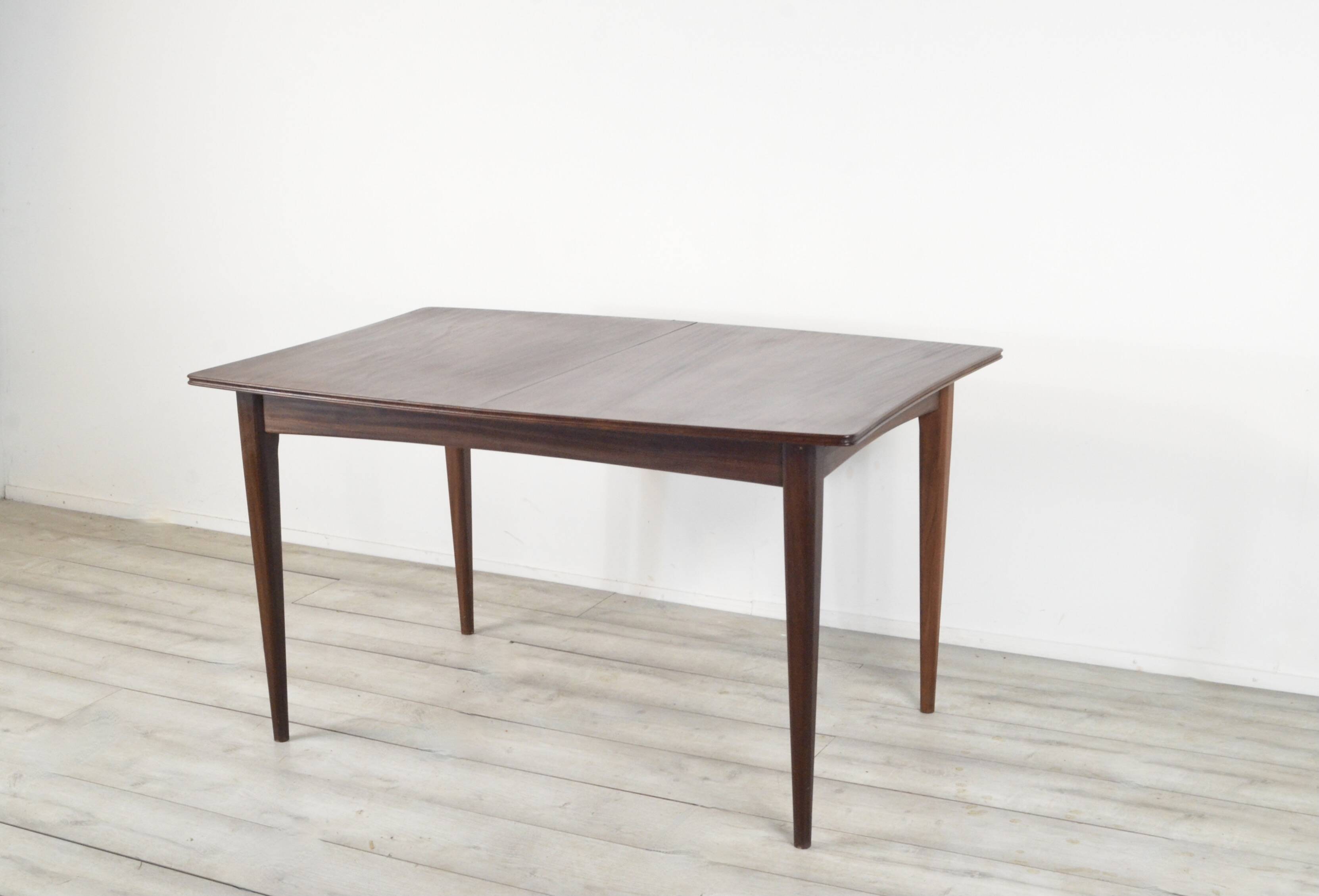 Stunning vintage midcentury richard hornby extending afromosia dining table