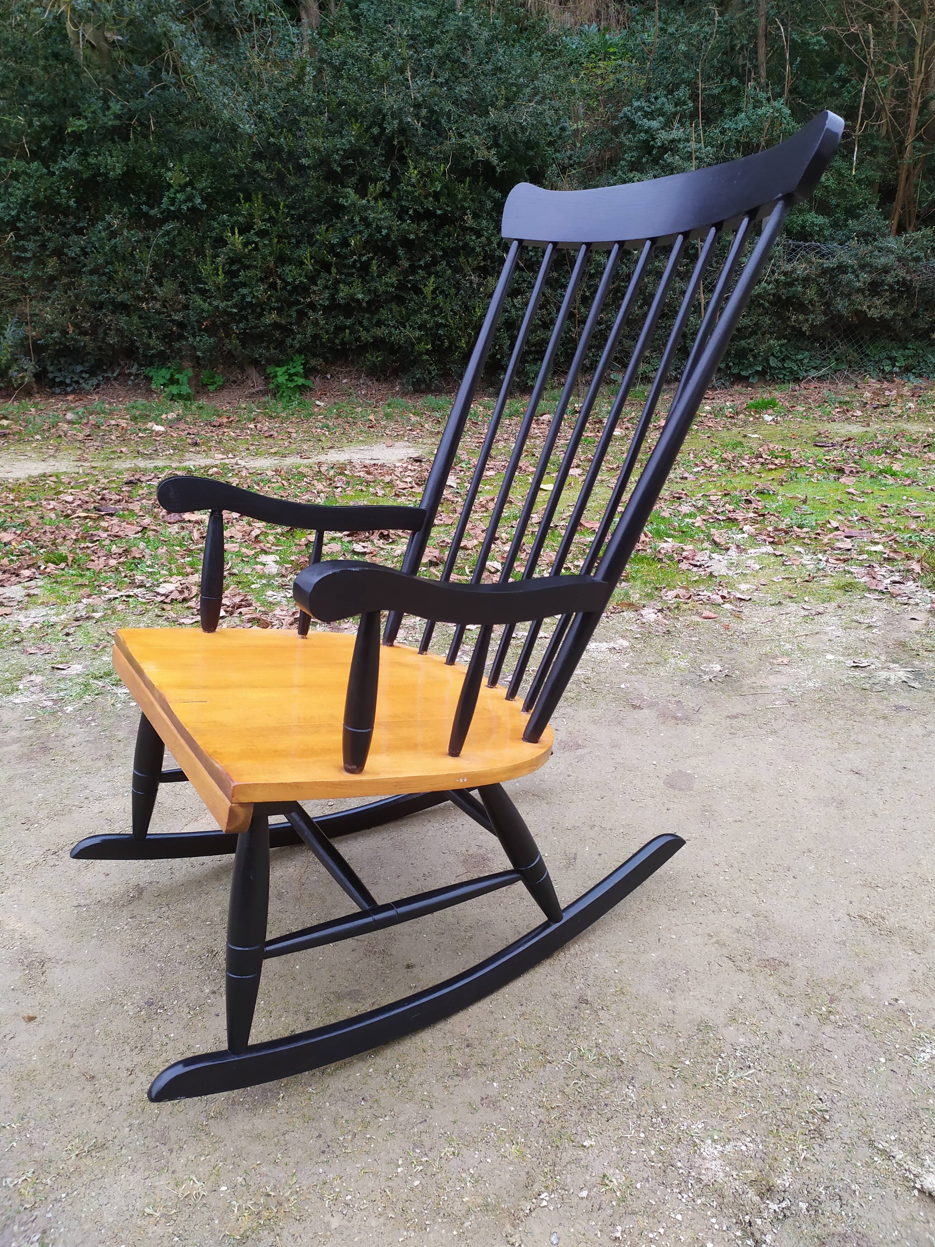 Scandinavian rocking chair 50s-60s